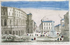 Teatro de Marcelo en Roma - Vista óptica de Unknown artist