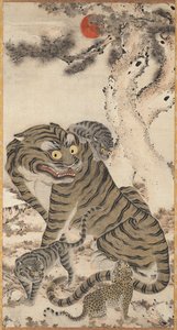 Tiger Family de Unknown artist