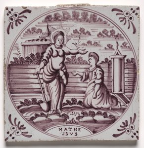 Azulejo- Escena del Antiguo Testamento