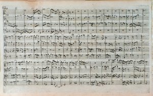 Portada de la partitura de El arte de la fuga, la última fuga incompleta, por Johann Sebastian Bach