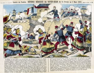Guerra de Tonkín: la defensa de Tuyen Quan (Tuyen-Quan), Vietnam del 14 de febrero al 3 de marzo