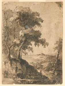 Árbol en el paisaje de Unknown artist