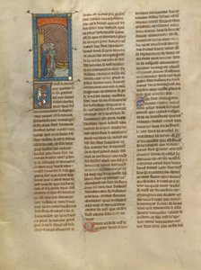 Tristán, Kahedin y Brangain llegan al castillo de Tintaguel de Unknown artist