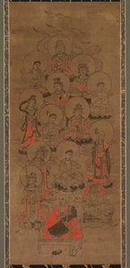 Twelve Buddhas and Kobo Daishi (Jusanbutsu) de Unknown artist