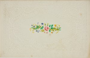Valentín sin título (Flores) de Unknown artist