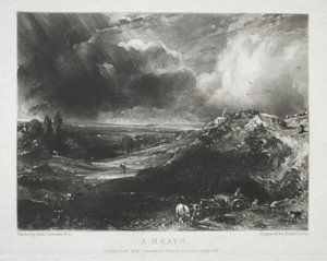 Various Subjects of Landscape, Characteristic of English Scenery from Pictures Painted by John Constable, R.A.:  A Heath de Unknown artist