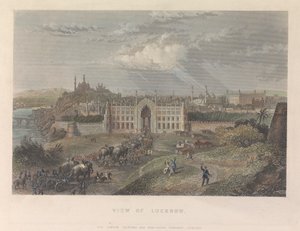 Vista de Lucknow de Unknown artist