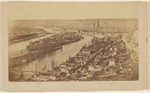 [Vista de Rouen, Francia] de Unknown artist
