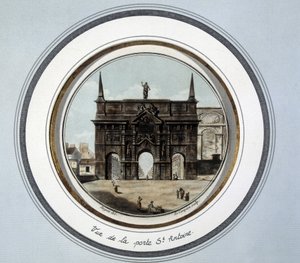 Vista de la puerta de San Antonio
