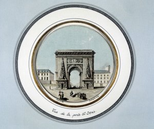 Vista de la puerta de St Denis