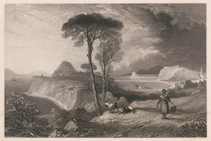 Vista de la costa india de Unknown artist