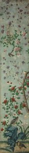 Panel mural: Pájaros y flores de Unknown artist
