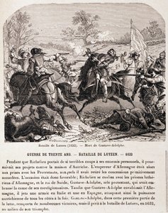 Guerra de los 30 años: Batalla de Lutzen (1632) y la muerte de Gustavo Adolfo. - en "L