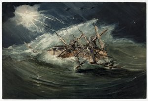 Huracán de las Indias Occidentales de Unknown artist