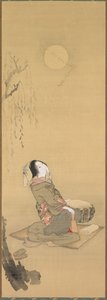 Woman Looking at the Moon de Unknown artist