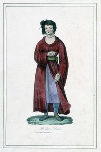 Mujer de la Isla de los Amigos - en "Álbum de los viajes" de Unknown artist
