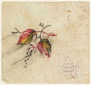 Prueba de Bloque de Madera para un Textil Impreso de Unknown artist