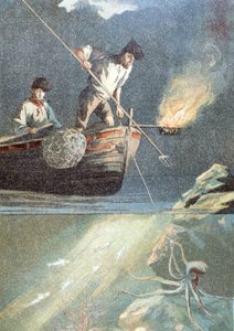 Pescando pulpo de Unknown artist