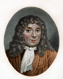 Retrato de Antonie Van Leeuwenhoek o Anton van Leeuwenhoek, o Leeuvenhoek, o Leeuwenhoeck. Naturalista neerlandés (1632-1723). Grabado del siglo XVIII