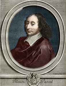Retrato de Blaise Pascal (1623-1662), físico, matemático y escritor francés. de Unknown artist