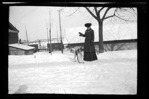 Blenda Simberg y Sarto en el puerto de Vyborg