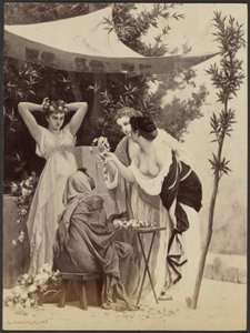 "El vendedor de coronas" de Gustave Boulanger de Unknown artist/maker