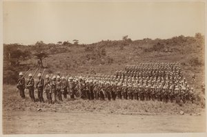 91º Highlanders regresando de Zululandia 1879 de Unknown photographer