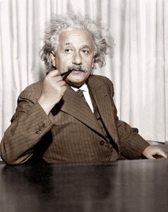 Albert Einstein en Princeton, EE.UU. de Unknown photographer