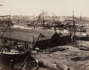 Puerto de Bombay, India