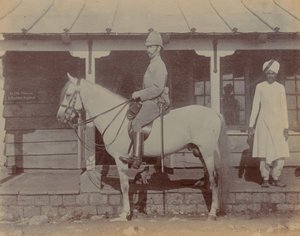 Coronel A M Paterson, comandante del 1º Regimiento de Bedfordshire de Unknown photographer