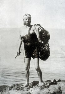 Coreana pescando en el siglo XIX