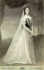 Isabel, emperatriz de Austria y reina consorte de Hungría (24 de diciembre de 1837 - 10 de septiembre de 1898) (foto) de Unknown photographer