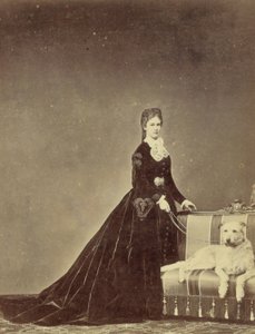 Isabel, emperatriz de Austria y reina consorte de Hungría (24 de diciembre de 1837 - 10 de septiembre de 1898) (foto) de Unknown photographer
