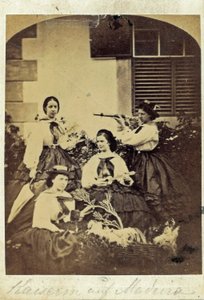 Isabel, emperatriz de Austria y reina consorte de Hungría (24 de diciembre de 1837 - 10 de septiembre de 1898) (foto) de Unknown photographer