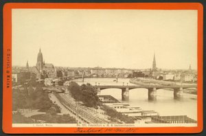 Alemania, Hesse, Fráncfort del Meno y Sachsenhausen, publicado por C. Hertel, Maguncia. de Unknown photographer