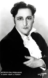 Giacomo Lauri-Volpi en "Tosca", en el Metropolitan Opera House de Nueva York de Unknown photographer
