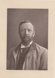 Henry Arthur Jones (1851-1929) Dramaturgo inglés (foto b/n) de Unknown photographer