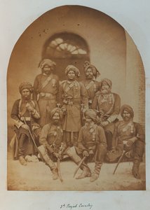 Oficiales y Suboficiales del Ejército Indio, todos poseedores de la Orden del Mérito de la India de Unknown photographer