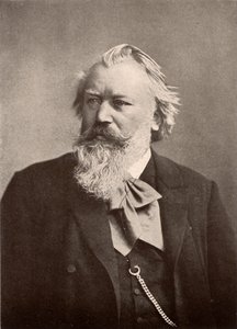 Johannes Brahms (1833-1897) de Unknown photographer