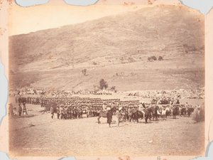 Contingente de Cachemira de la expedición a Black Mountain de Unknown photographer