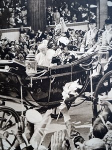 El rey Jorge V y María de Teck de Unknown photographer