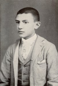 Pablo Picasso en 1896 (15 años) - en "Picasso, documentos iconográficos" por Sabartes de Unknown photographer