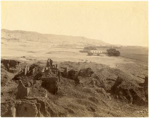 Vista panorámica del Valle de los Reyes, Egipto