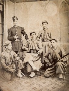Zuavos papales - Zuavos pontificios - 1865