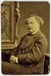 Retrato de Alexandre Dumas Jr. (1824 - 1895) en 1884 de Unknown photographer