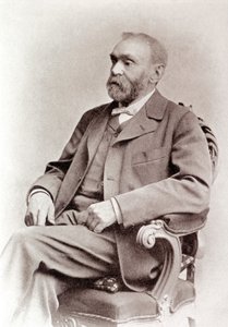 Retrato de Alfred Nobel. Fotografía. Siglo XIX. de Unknown photographer
