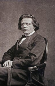 Retrato de Anton Rubinstein (foto en blanco y negro) de Unknown photographer