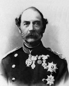 Retrato de Christian IX, Rey de Dinamarca (1818-1906). de Unknown photographer