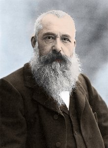 Retrato de Claude Monet (1840-1926), pintor francés de Unknown photographer