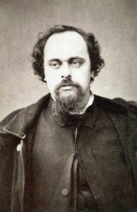 Retrato de Dante Gabriel Rossetti (1828-1882) - Circa 1860